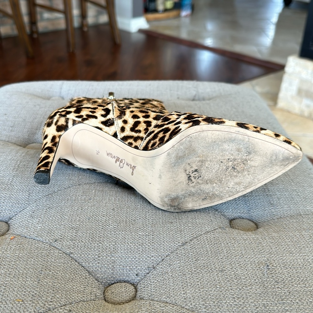 Sam Edelman Calf hair booties Cheetah print - Picture 5 of 14